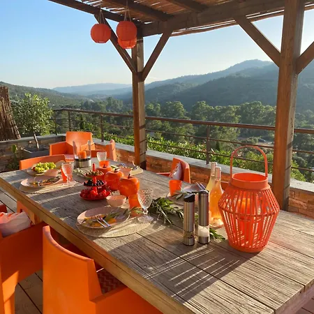 Neues, Modernes Steinchalet Mit Grosser Terrasse Und Pool Bei Rondinara Semesterbostad *