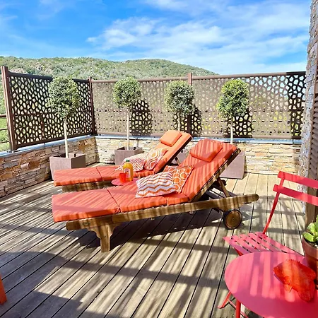 Semesterbostad Neues, Modernes Steinchalet Mit Grosser Terrasse Und Pool Bei Rondinara *