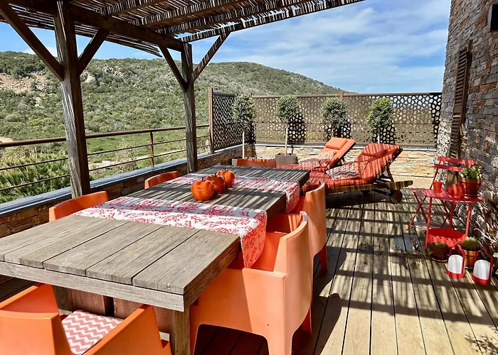 Neues, Modernes Steinchalet Mit Grosser Terrasse Und Pool Bei Rondinara * Bonifacio (Corsica)